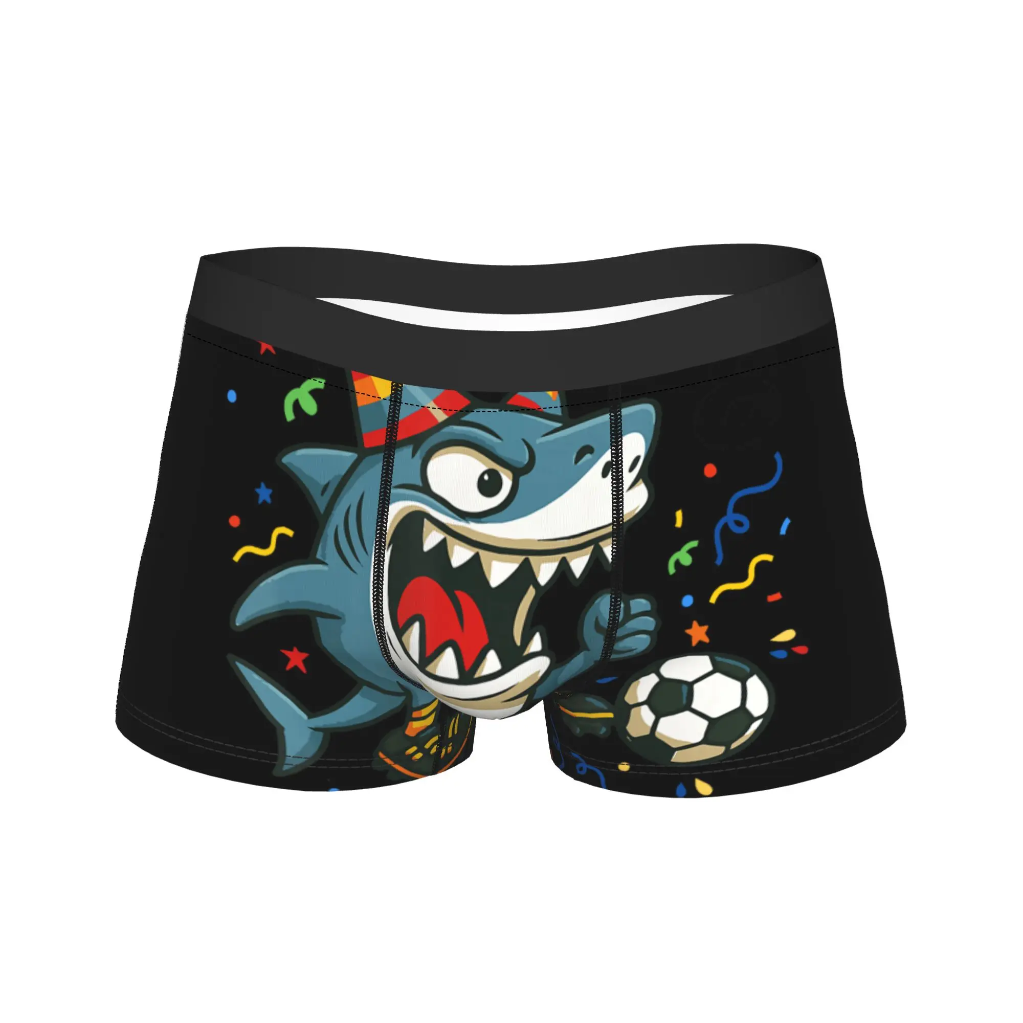Tralalero Tralala Brainrot Italian Boy Soccer 8th Birthday Underwear Underpants Pattern Breathable Boxer Shorts Shorts Briefs