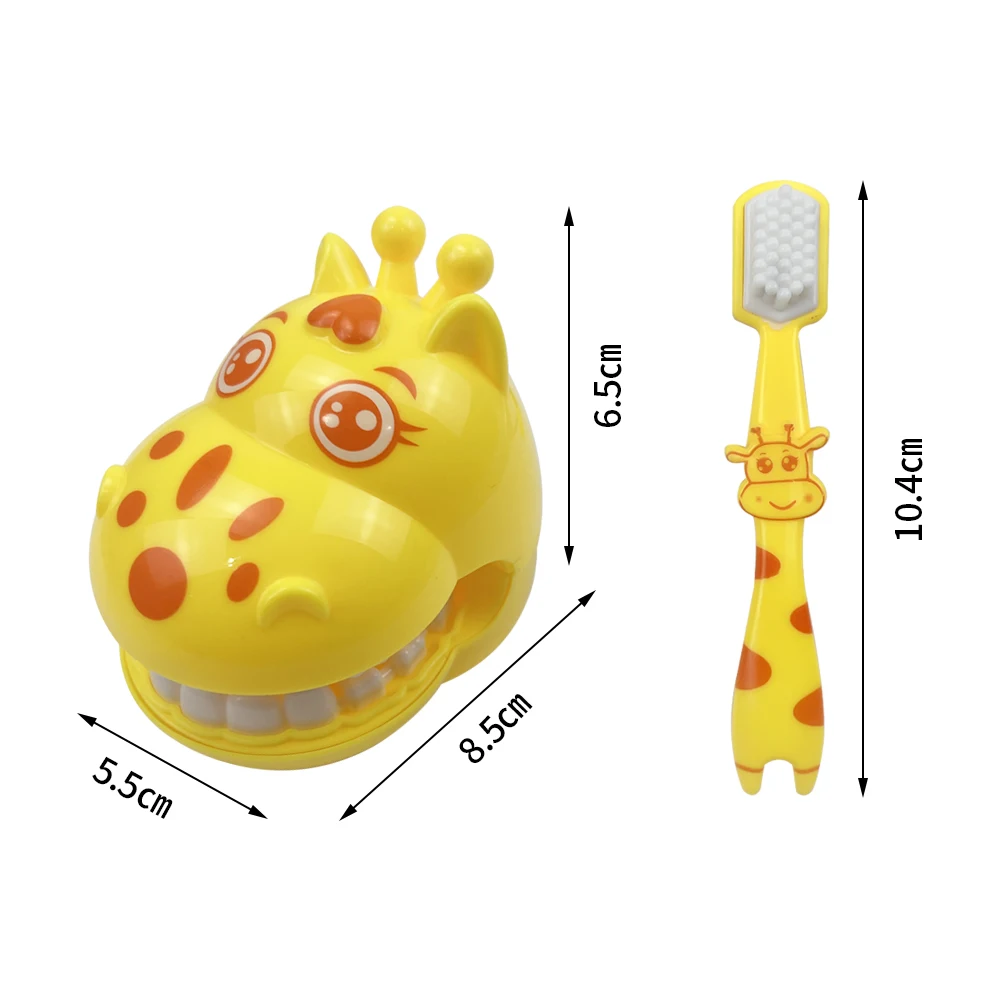 Giraffe Zähne Pinsel Demo Zähne Lehre Modell Modell Zähne Modell Für Kinder Früh Lernen Kinder Dental Geschenke Spielzeug für Childr