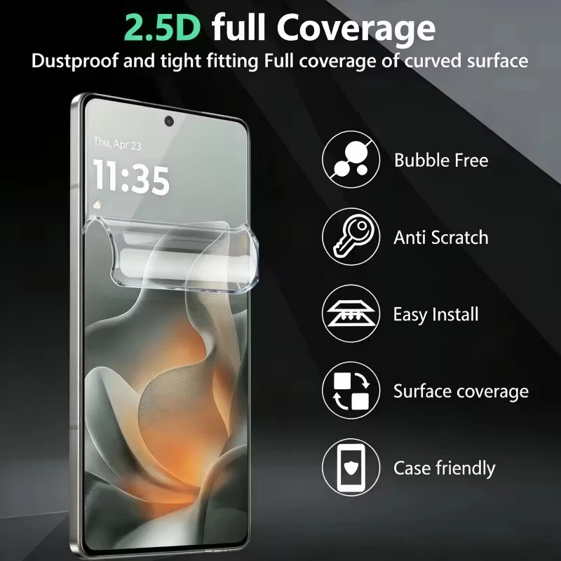1-3PCS Hydrogel Film for Samsung S26 Ultra S25 S24 A57 A56 A51 A36 A35 A16 A05s Fingerprint Unlock Screen Protector