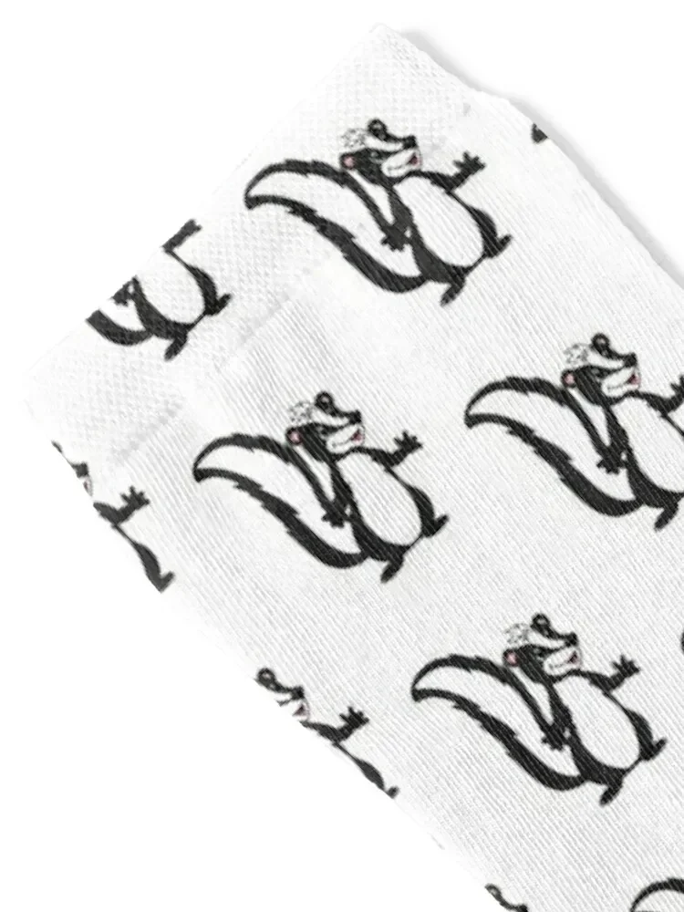 Cartoon skunk Socks aesthetic kawaii Christmas professional running Women's Socks Men's