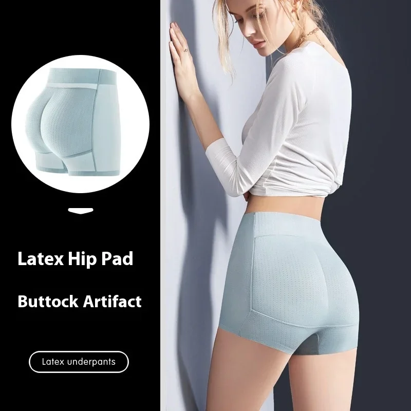 

Fake Butt Latex Hip Pad Underwear Women Hip Lift enlargement Panties Natural Peach Enhancement Artifact Body Shaper Safety Pants