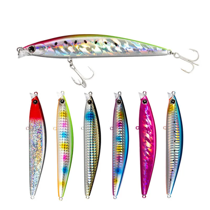 1 PCS Floating Hard Bait Fishing Lure for Sea Bass Fishing Tackle   Minnow Fishing Lure for Long-range Fishing Hard Bait Tackle