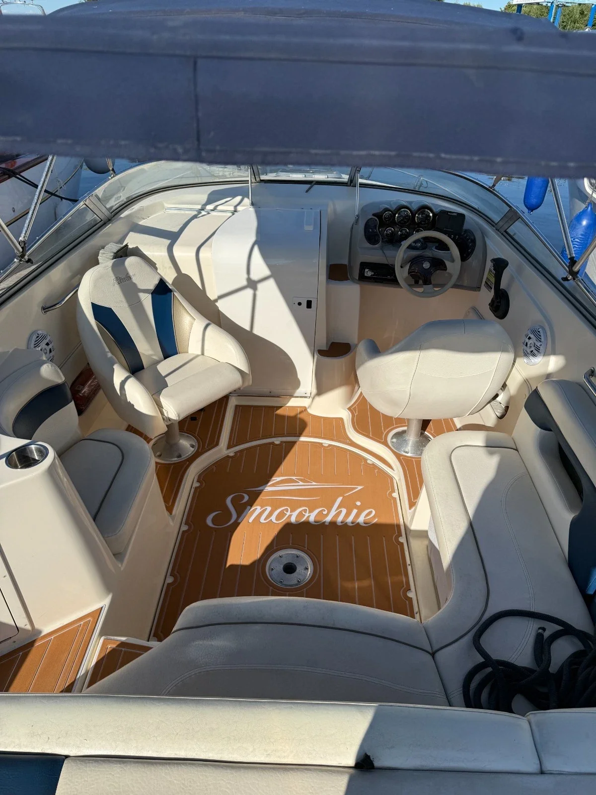 For 2002-2005 Rinker 232 Captiva CD 1/4"6mm EVA foam Non-Slip PVC Teak Decking marine Mat seadek gatorstep  carpet  Marine Floor