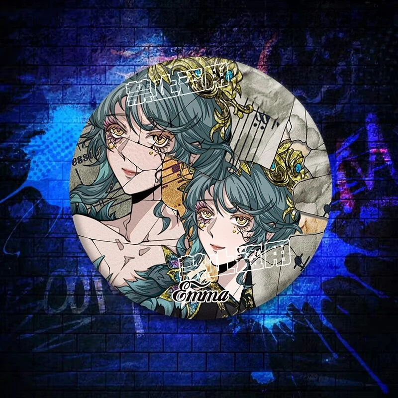 لعبة الهوية الخامس انعكاس شارة فلاش مزدوج Naiad/ميكانيكي/راقصة/حديقة ACG السلع حقيبة قلادة الديكور هدية المفضلة