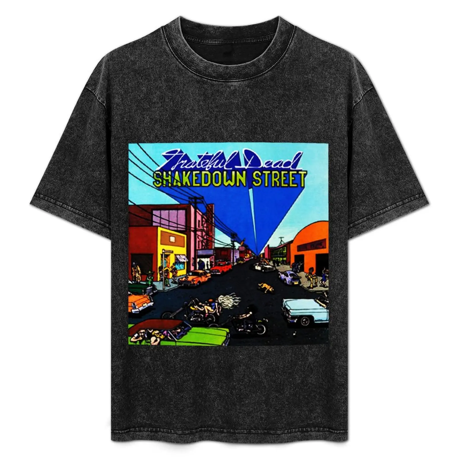 SHAKEDOWN STREET T-Shirt hippie clothes vintage anime shirt anime figures Men's clothing