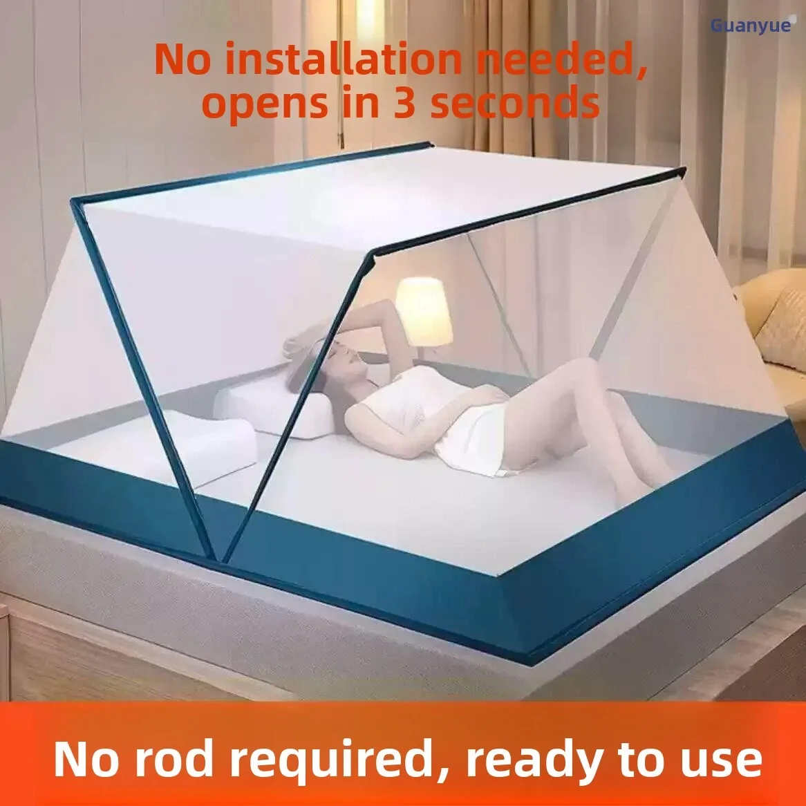 2026 New Summer Foldable Mosquito Net No Installation Required Portable Upper And Lower Bunk Bed for Students Home Use