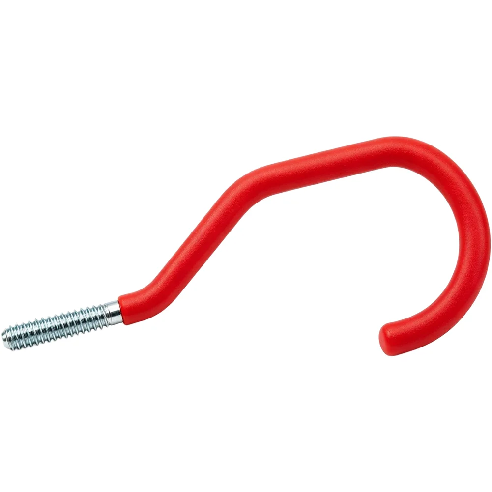 J Shaped Hook with Oxidation Resistant Finish and Coarse Threading for Reliable Fastening in Harsh Environments