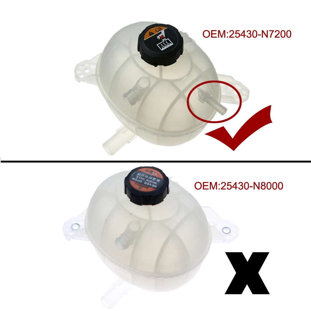Radiator Overflow Coolant Expansion Tank Bottle For Hyundai Tucson MK4 1.6T 2021-2024 hybrid 25430-N7200 25430N7200 25430 N7200