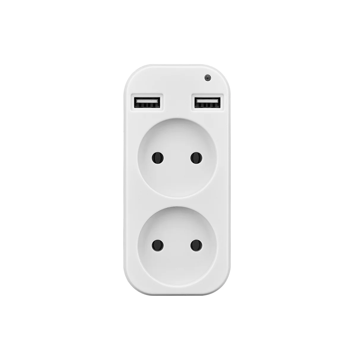 مقبس الحائط USB محول القابس منفذ المقبس المزدوج لشحن الهاتف منفذ USB مزدوج 5 فولت 2A USB منفذ كهربائي الاتحاد الأوروبي التوصيل
