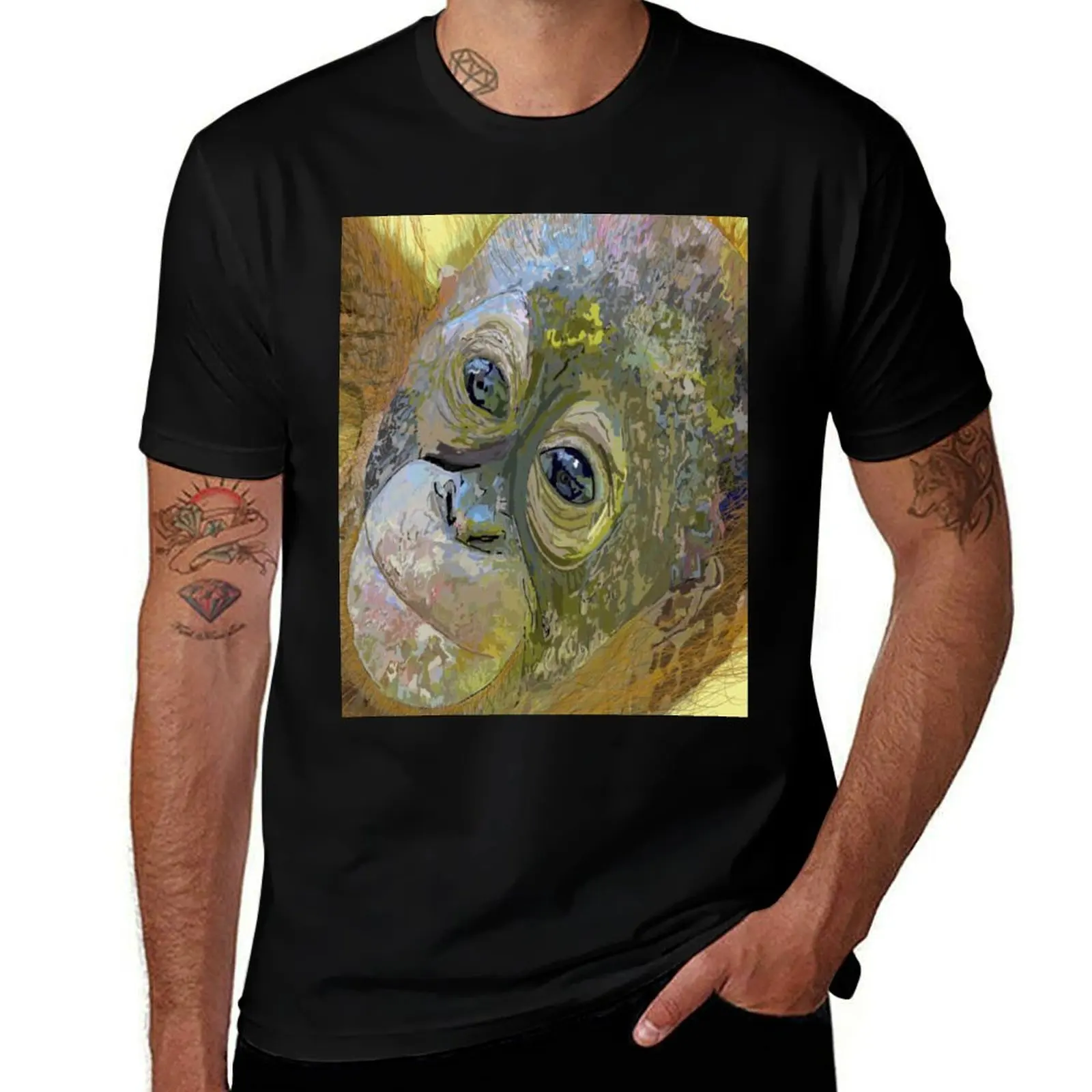 

Beryl the Orangutan T-Shirt t shirt for man t shirts for man pack cotton T-Shirt