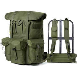 MT Military Alice Large Pack Army Survival Combat ALICE Rucksack Tactical Assault Backpack with Metal Frame Olive Drab/Black