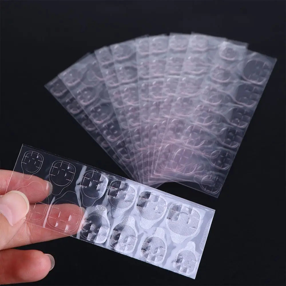 Professional Double Sided DIY Nail Tips Manicure Tool UV Gel Fake Nail Glue Nail Adhesive Tabs Nail Glue Stickers Jelly Glue