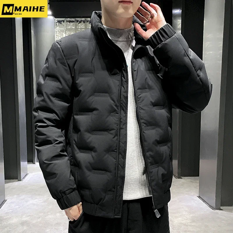 Plus Size M-8XL 2021 Autumn Winter Men's New 80% White Duck Down Jackets Slim Fit Top Warm Coats Outwear Windproof Parkas Coat