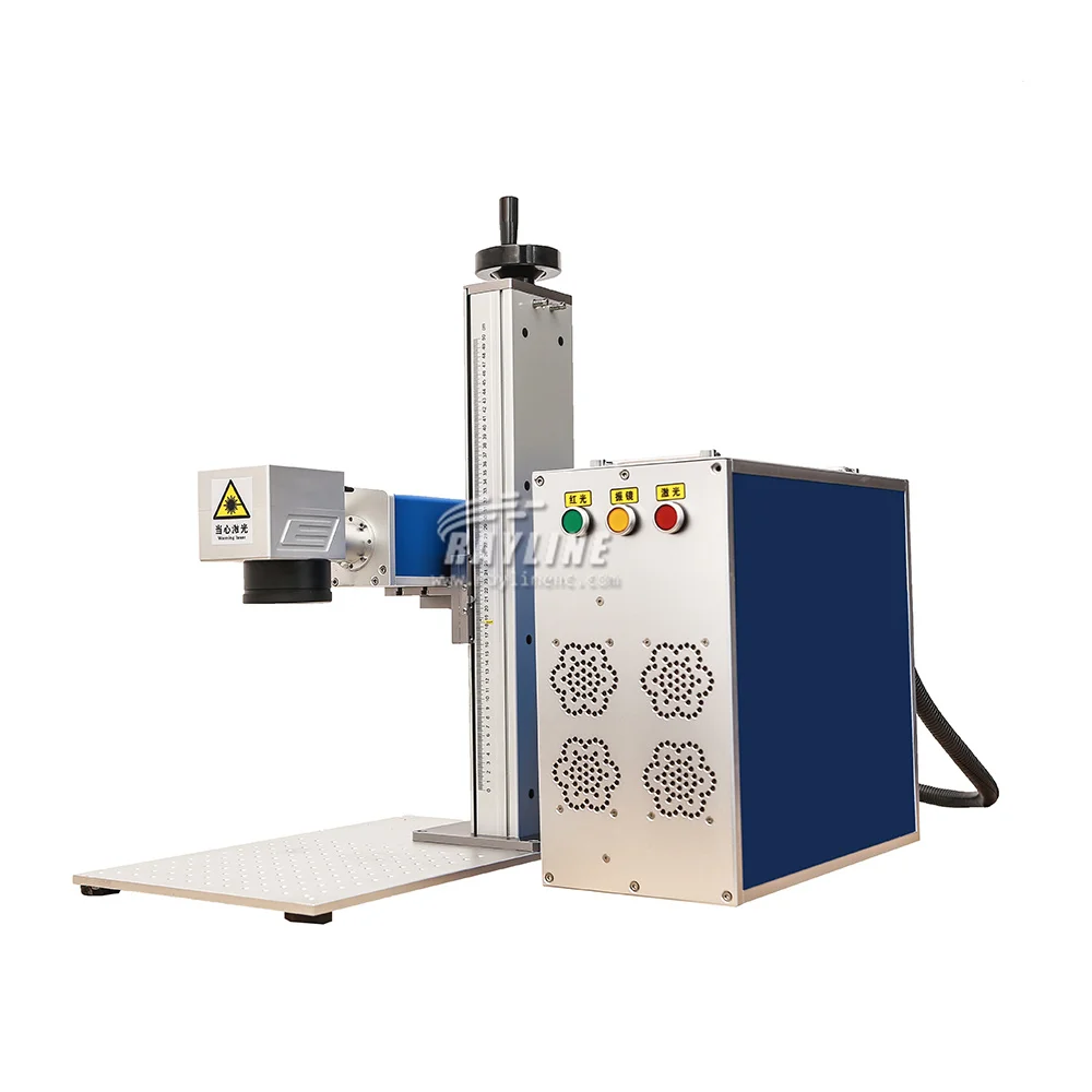 20W 30W 50W 100W deep engraving metal steel 3D fiber laser marking machine price