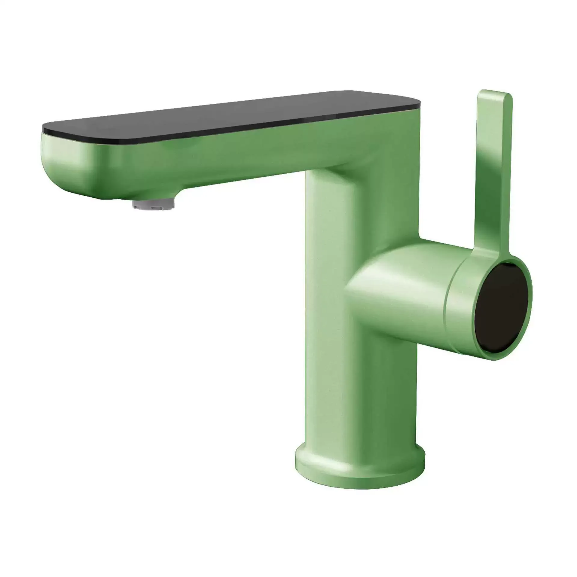 

New Green Bathroom Basin Faucet Brass Hot and Cold Sink Mixer Grey Water Mixer Sinle Lever 2wasy Aerator sink mixer