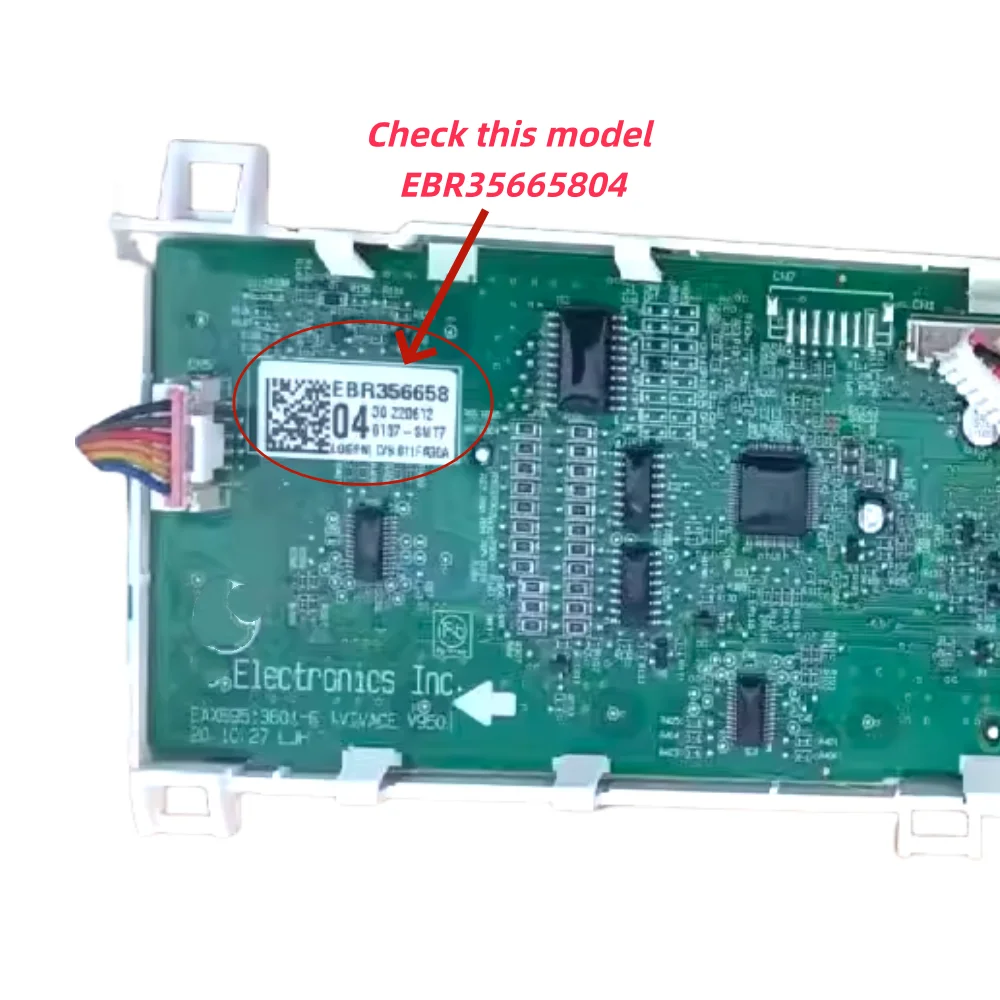 Used for LG washing machine computer board display board EBR35665804 knob board touch control board set