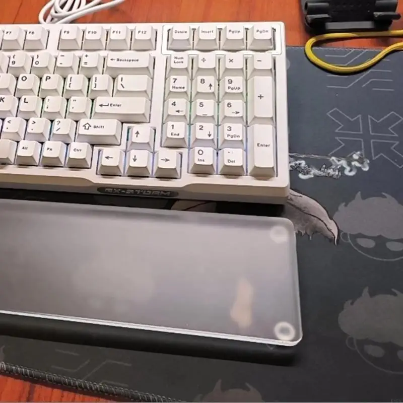 Acrylic Keyboard Hand Rest Wrist Support  Improves Typing Postures and Comfort K92C