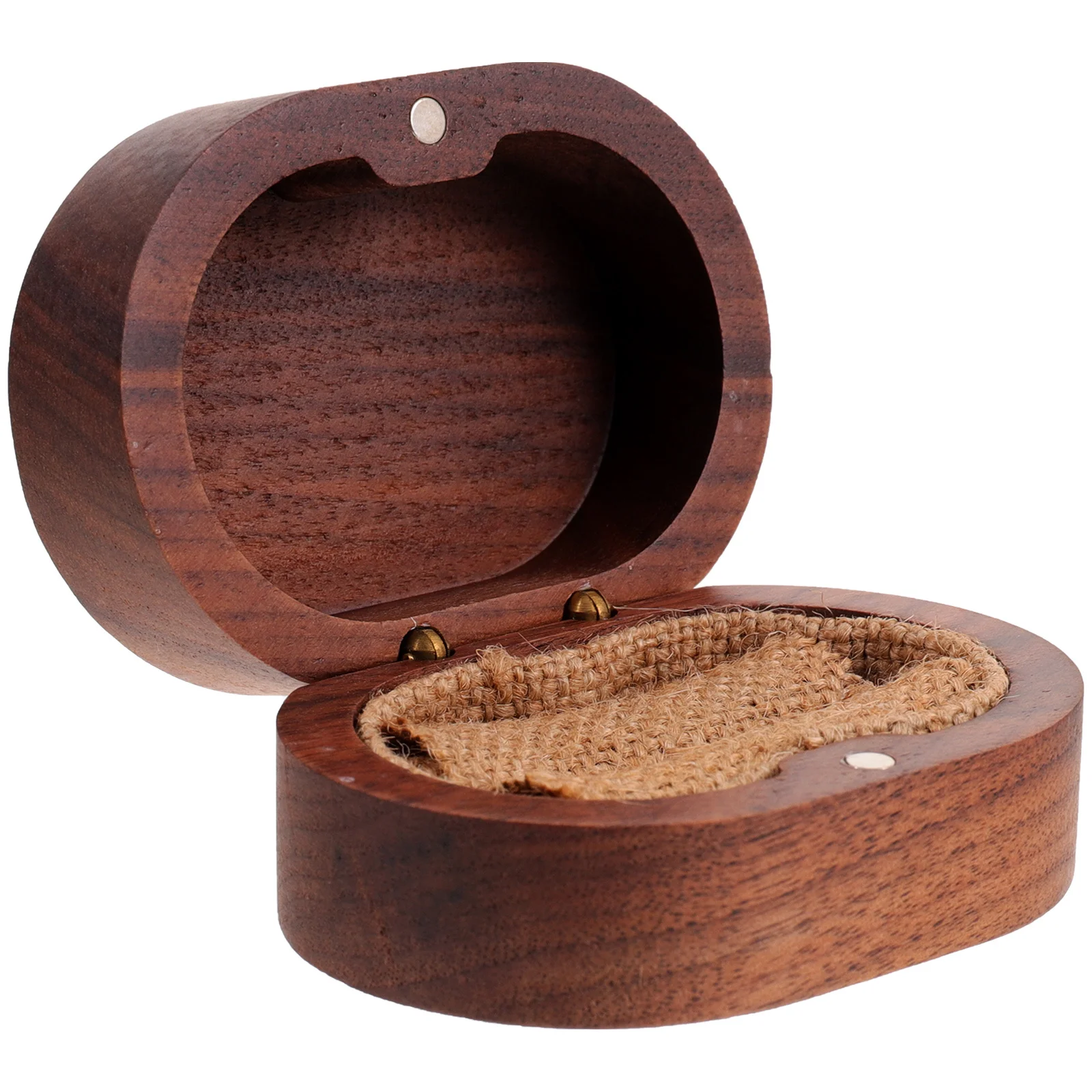 ريفي الصلبة الخشب خاتم صندوق مجوهرات الخطوبة حقيبة للتخزين مثالية لخواتم اقتراح الزفاف هدية صندوق خاتم الخطوبة #6