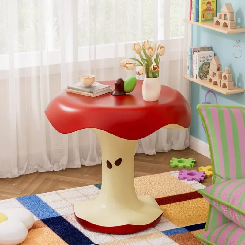 Cartoon edge few floor ornaments, coffee table table sofa next to living room decorations, home furnishings, housewarming gifts