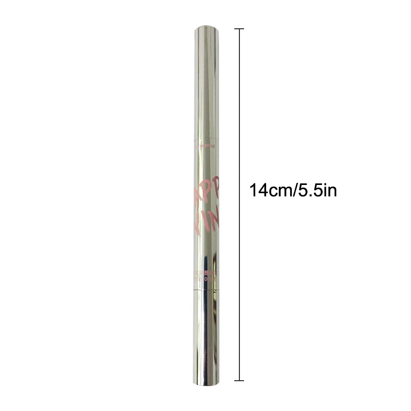 Crayon à lèvres mat à Double tête, 1 pièce, avec brosse à lèvres moelleuse, maquillage pour les lèvres, longue durée de vie, velours, brume mate, contour des lèvres