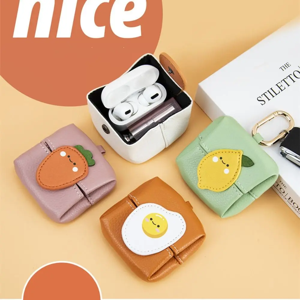 

1pcs Mini Microfiber Multipurpose Earphone Bag Coin Purse Student Wallet Lipstick Bag