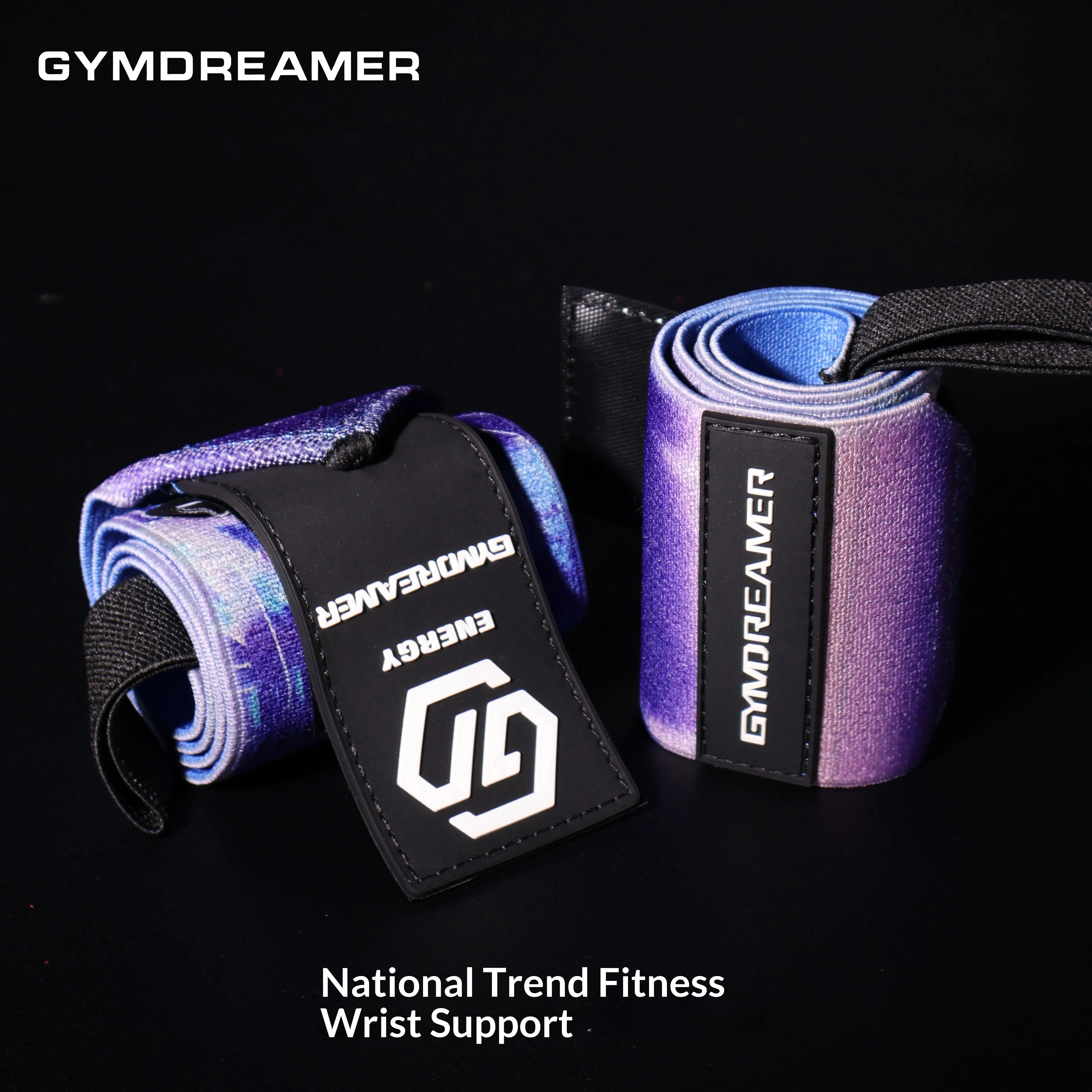 GYMDREAMER Wrist Guard Men's Fitness Bright Push-up Sports Sprain Pressure Wrist Strap Professional Power Push-up