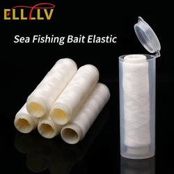 Ellllv 2 Spools 0.1mm - 0.3mm Bait Elastic Thread Sea Fishing Tying Material Stretch Invisible Line Attach Fishing Bait to Hook