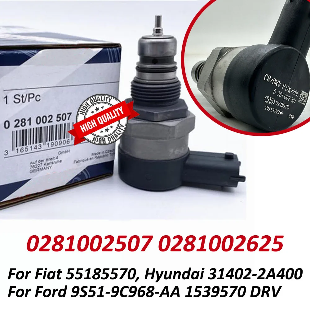 

Pressure Control Valve Regulator / DRV / Solenoid 0281002507 0281002625 31402-2A400 0281006032 For Hyundai KIA Fiat Alfa Romeo