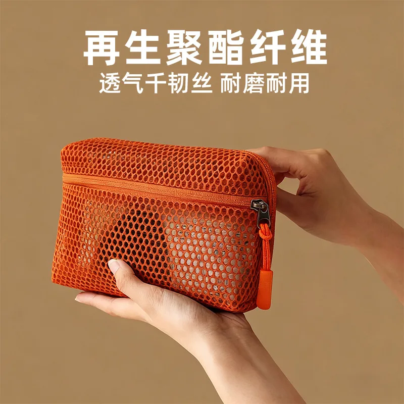

Cosmetic bag Small portable lipstick storage bag Breathable transparent grocery bag