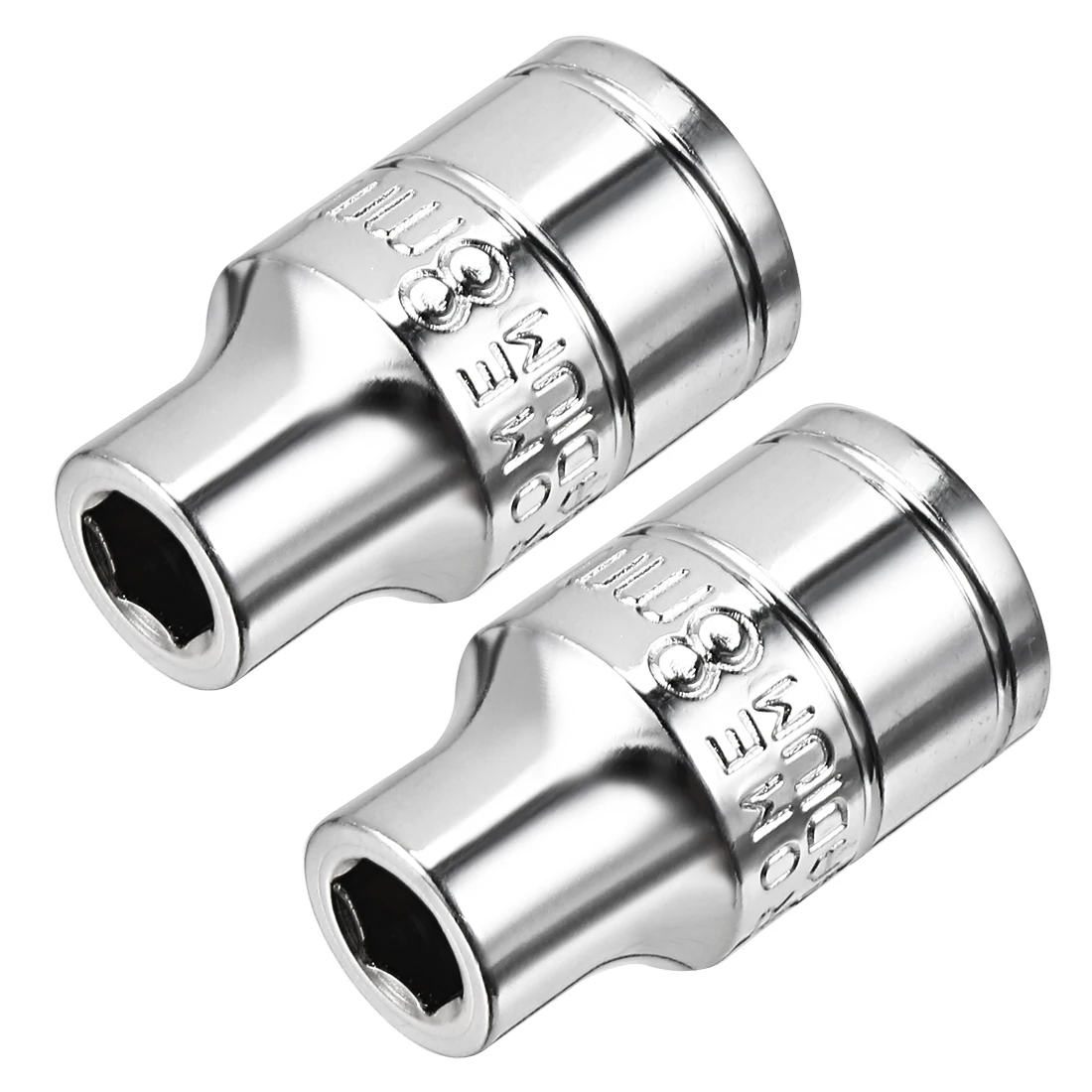 Uxcelluxcell高品質2個3/8 "\ 1/2" ドライブ8/9/10/11/12/13/14/19/22/32mm cr-v6ポイントシャローソケットdiy手作り用
