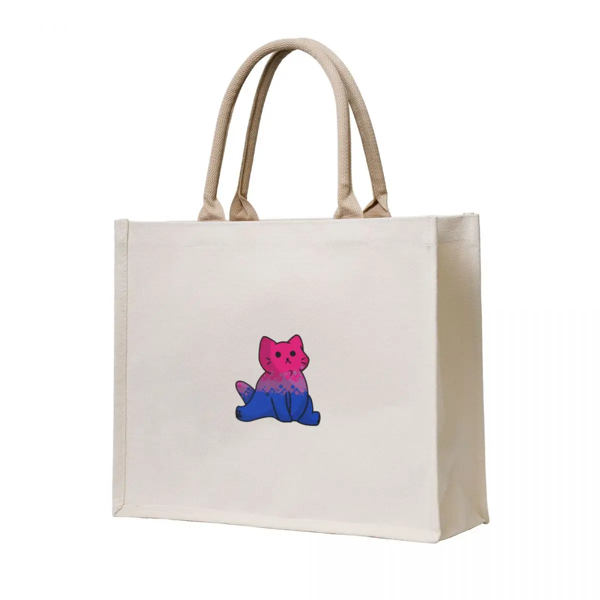 

Bi Pride Cat Tote Bag Shopper bag tote bag women tote Women's