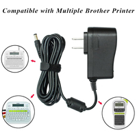 9V 2A Power Supply Ac Dc Adapter fit for Brother PT-D210 PTH110 PTD220 PT-E550W PT-E100 PT-E300 PT-P750W PT-710BT PT-P300BT