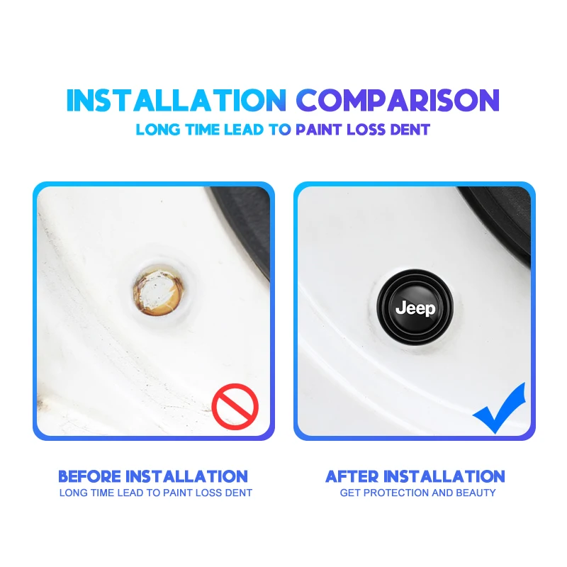 باب السيارة للصدمات سيليكون طوقا عازلة الوسادة اكسسوارات ل جيب جراند شيروكي رانجلر JK المصارع البوصلة رينيجيد باتريو