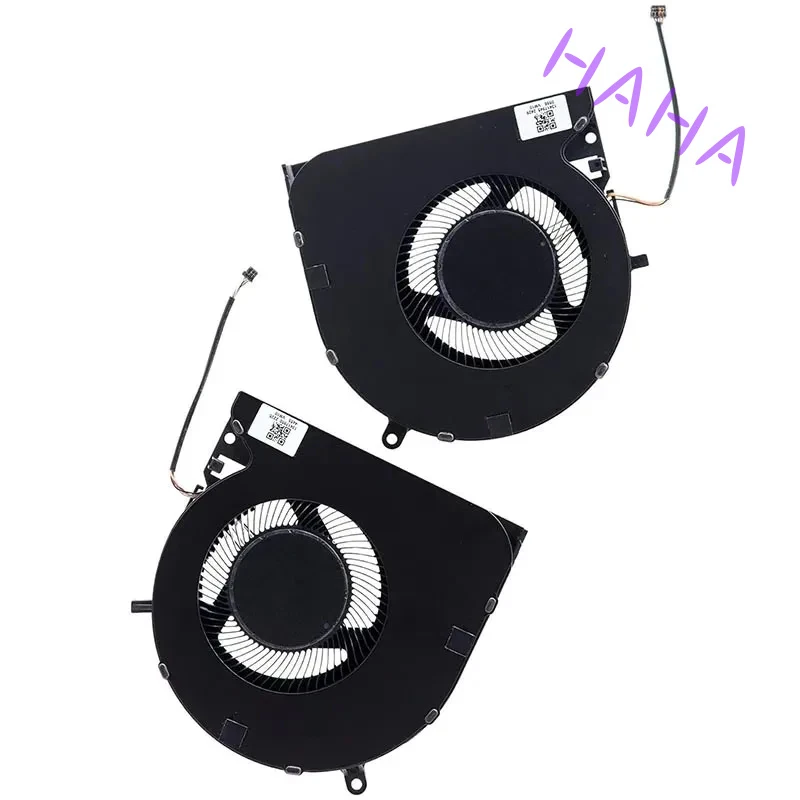 H+Replacement for Razer Blade 15 Advanced RZ09-0409 RZ09-0409A RZ09-0409B RZ09-0409C (2021) CPU Cooling Fan /Graphics GPU Fan