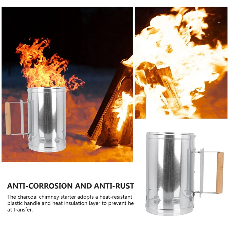 

ABUF-Canister Briquettes Charcoal Ignition Barrel Stove Stainless Steel Ignition Stainless Steel Ignition