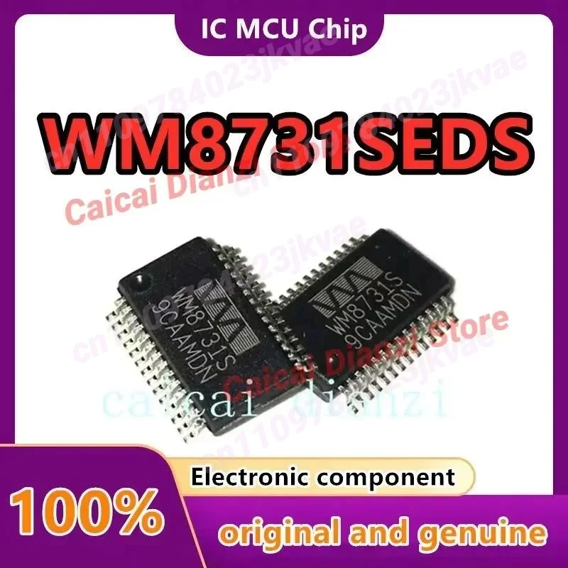 5pcs/lot New Original WM8731SEDS SSOP-28 WM8731S SSOP WM8731 SSOP28 in stock Codec Patch SSOP28 Audio interface IC 24 b serial