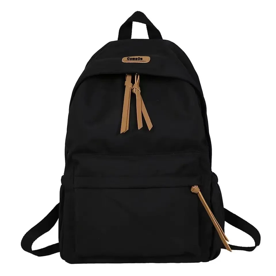 Waterproof Fashion Backpack Teenager Boys Girls School Bag College Students Back Book Bags Korean Version Nylon Simple Backpacks