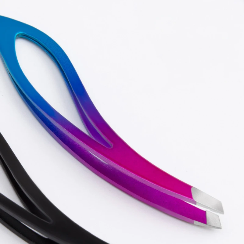 1 st Precisie Pincet Nieuwe Ingegroeide Haar Pincet Precisie Set voor Wenkbrauw en Wimper Verzorging Bladvorm Clips