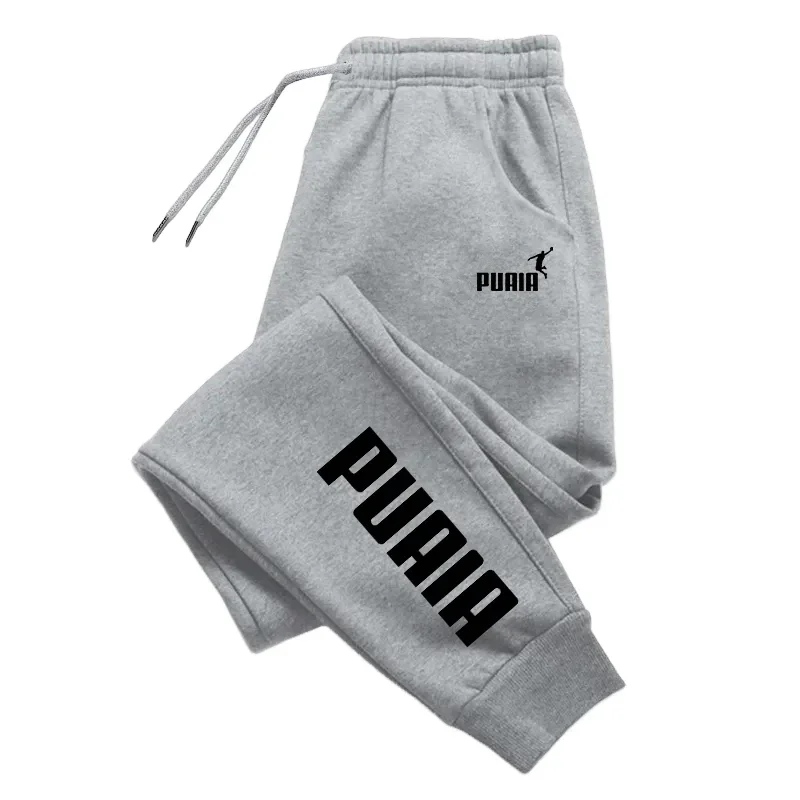 Letter Print men's Pants Autumn Winter New Sport Jogging Trousers Fitness Loose Fit Clothing Solid Color Outfit Streetwear Pants