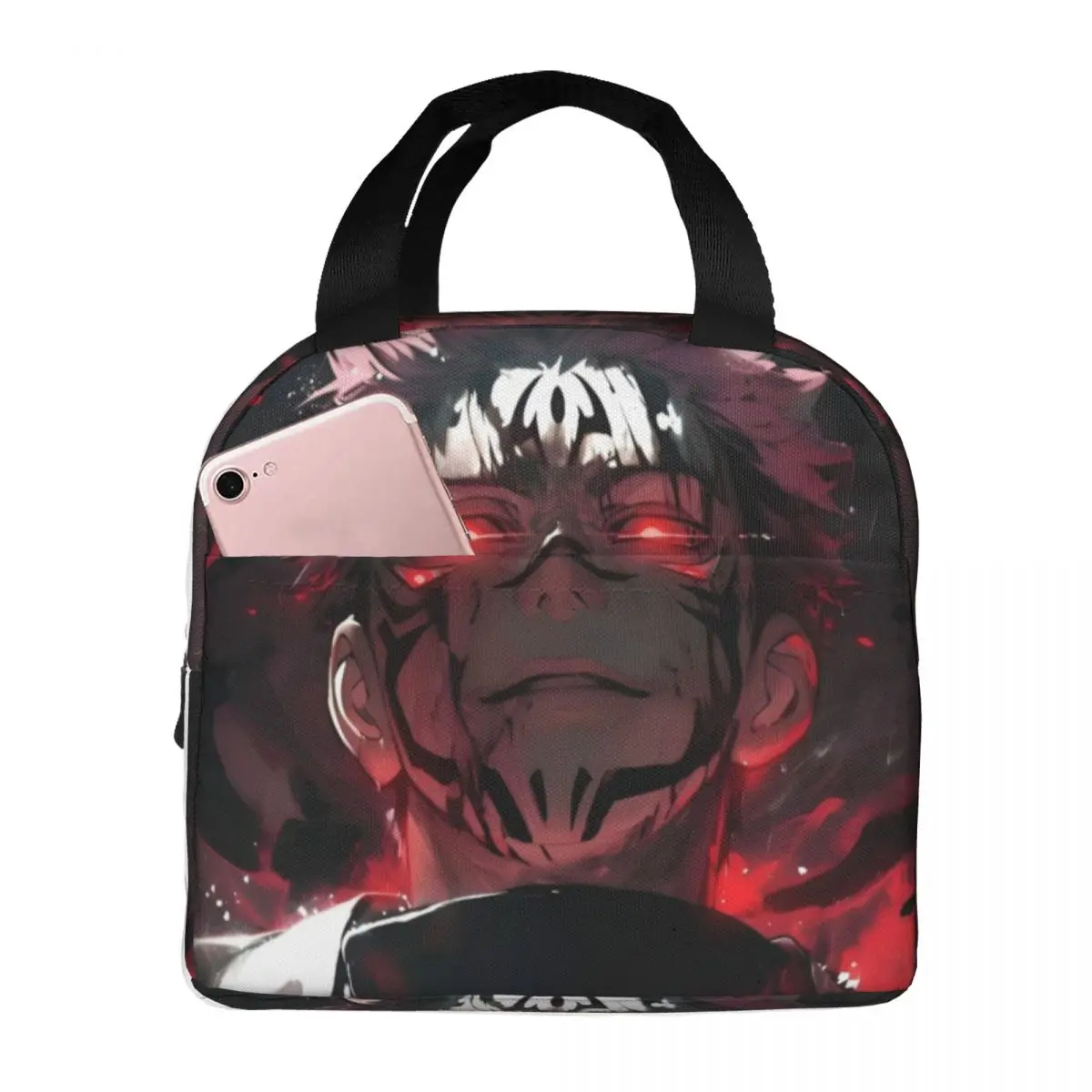 

S-Solo L-Leveling Anime Product Insulated Lunch Tote Bag For Picnic Food Box Reusable Thermal Cooler Lunch Boxes