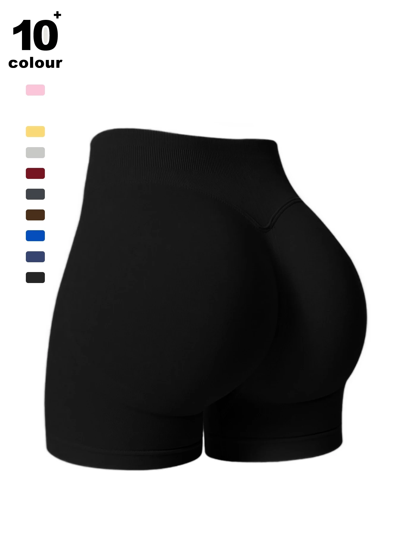 Impact Shorts Women Scrunch Bum Gym Shorts Low Waist Seamless Yoga Shorts Workout Biker Short Stretch Fitness Short