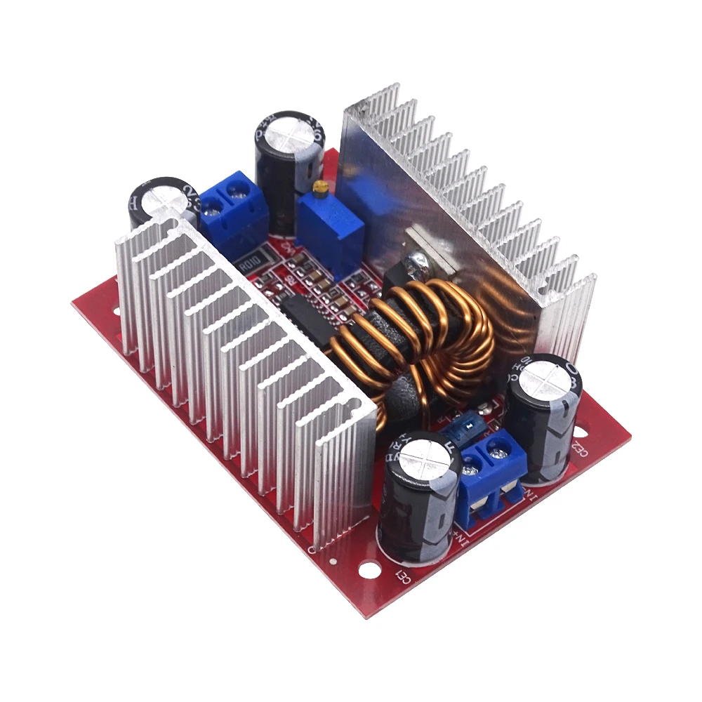 

DC 400W 15A Step-up Boost Converter Constant Current Power Supply LED Driver 8.5-50V to 10-60V Voltage Charger Step Up Module