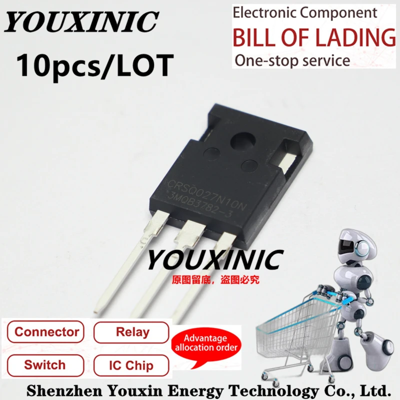 YOUXINIC  100% new imported original  CRSQ027N10N TO-247 MOS FET 100V 240A