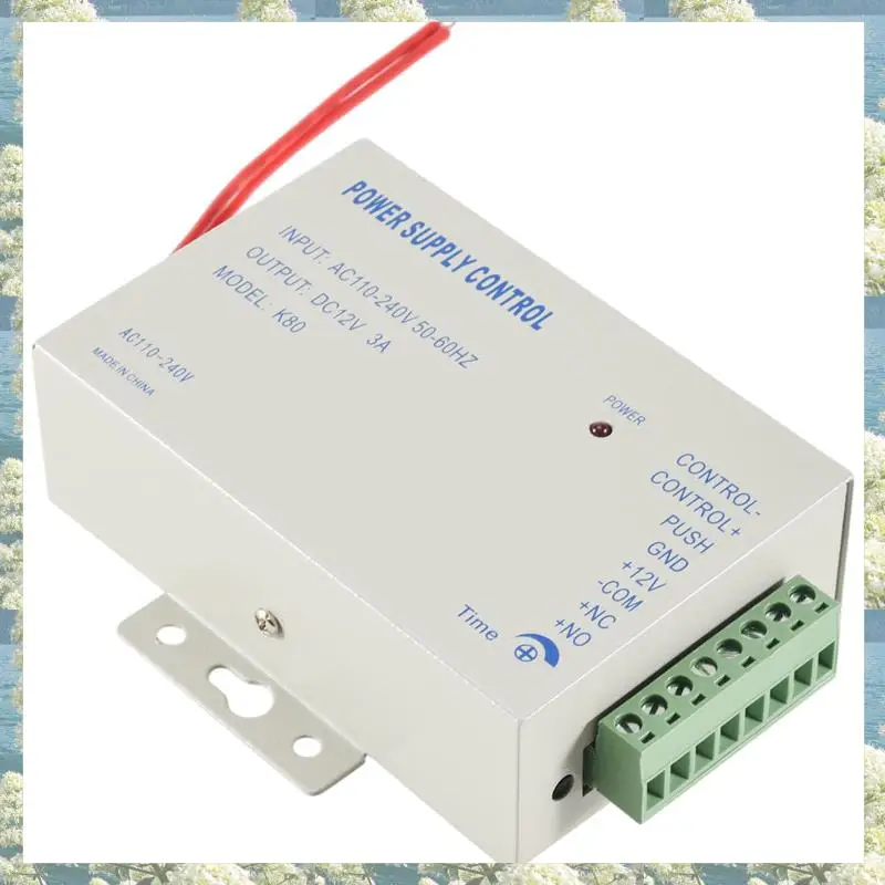New-K80 Deurtoegangssysteem Elektrische voeding Controle DC 12V 3A Miniatuur Power/Elektrisch slot Power/Toegangscontrolesysteem