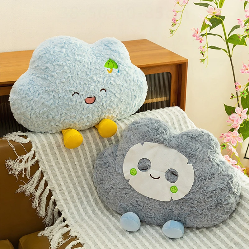 

Kawaii Plush Toy Stuffed Doll Cuddle Cloud Pillow for Kids Birthday Gift Soft Amusement Doll for Sofa Bedroom Decor and Sleep