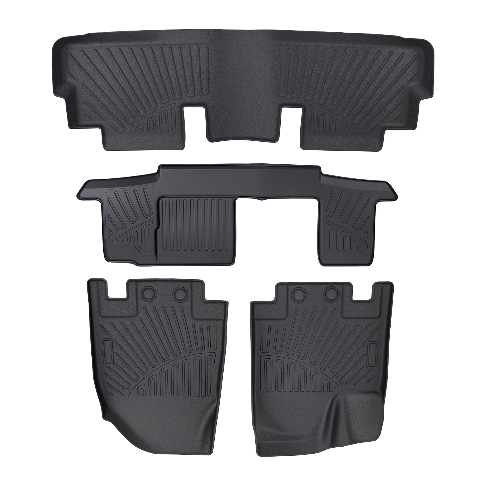 

Всепогодные коврики из TPE для INFINITI QX60 2022-2025, черные, водонепроницаемые, комплект