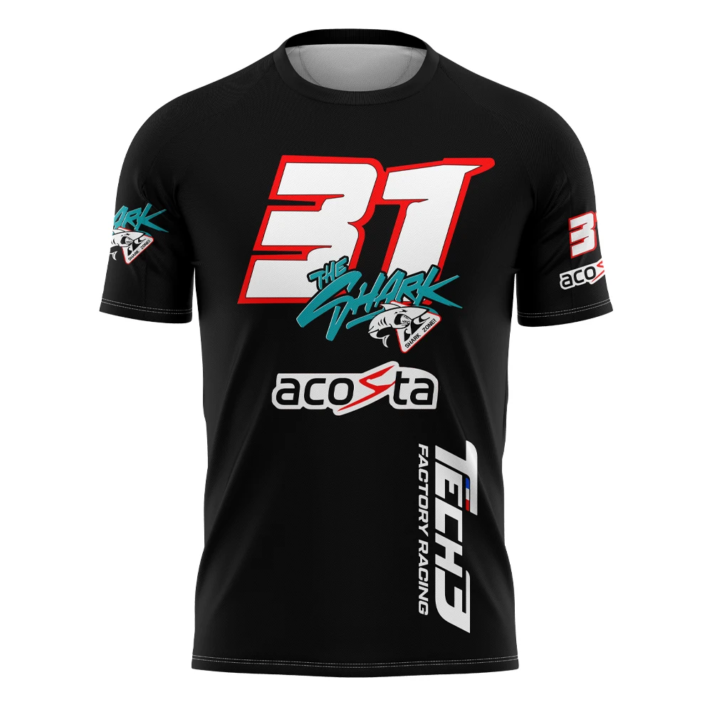 Camiseta masculina de corrida de motocicleta com secagem rápida, Acosta Fan, esportes ao ar livre, lazer, novo, sem 31 motorista, verão, 2024