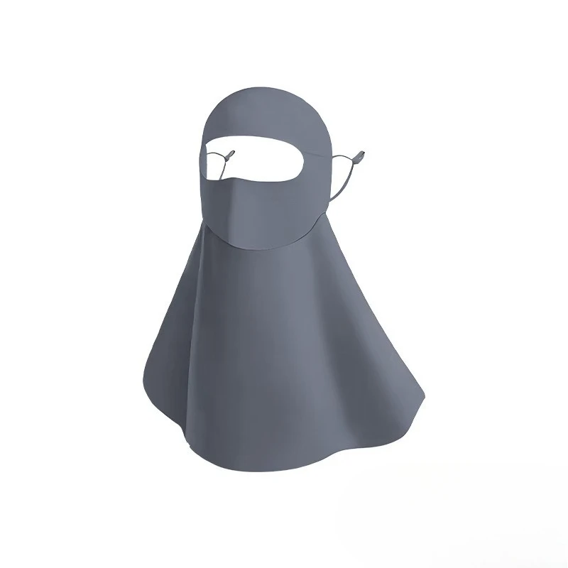 

Women's Sunscreen Mask, UV Resistant Facial Gini Long Neck Protection Integrated Full Face Protection Breathable Mask