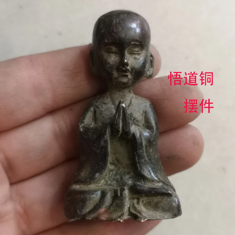 

Antique Bronze Ware, Antique Imitation Pure Copper, Wudao Monk Bronze Handheld Crafts