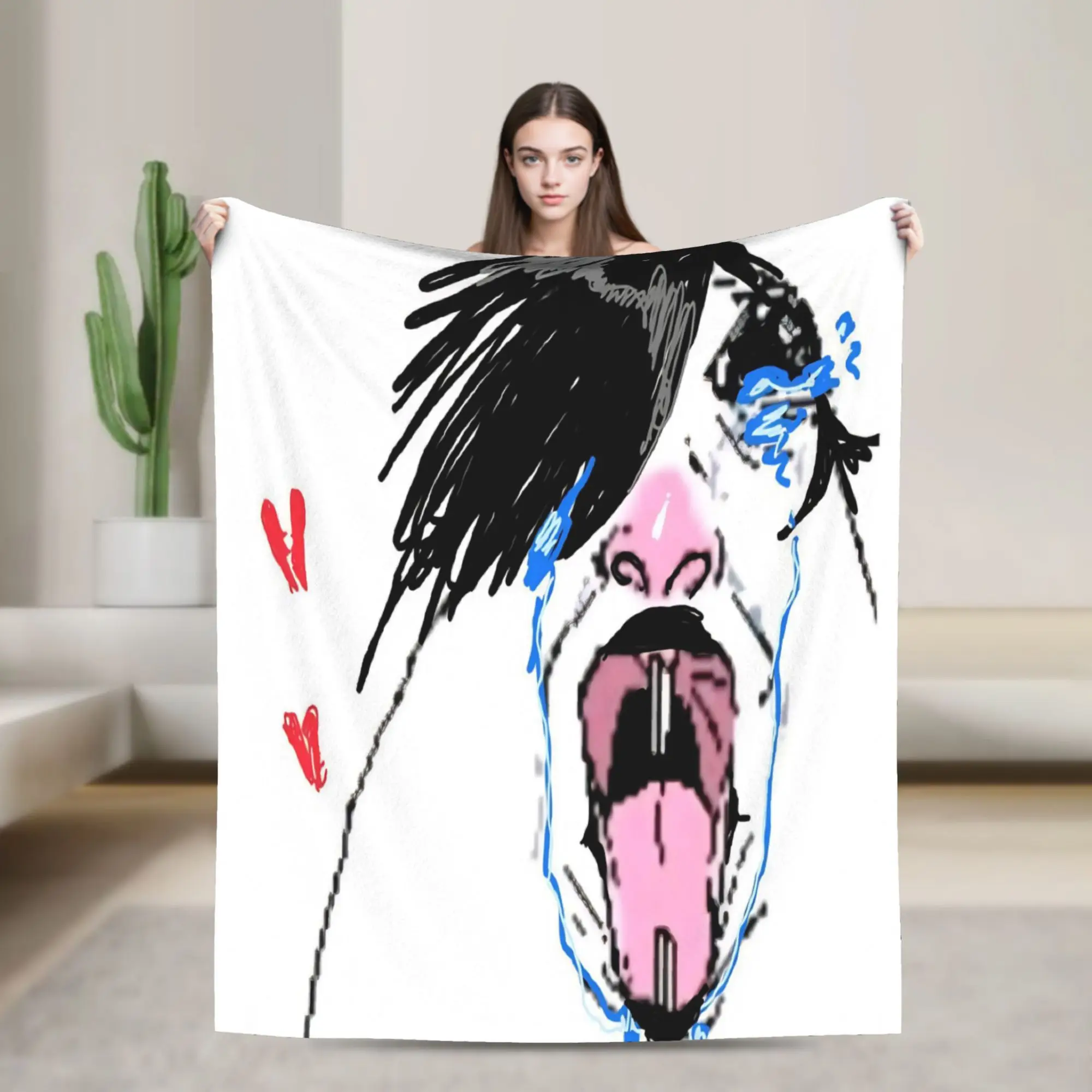 Hamster Caveman Merch Blanket Ultra-Soft Flannel  Throw Blankets Relax Bedspreads